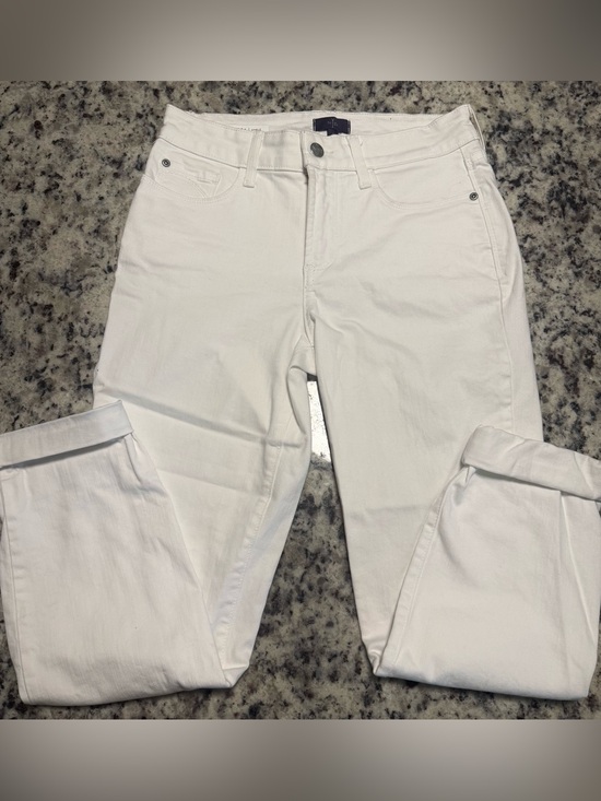NYDJ Denim - NYDJ Clarissa Optic White Ankle Jeans Size 2